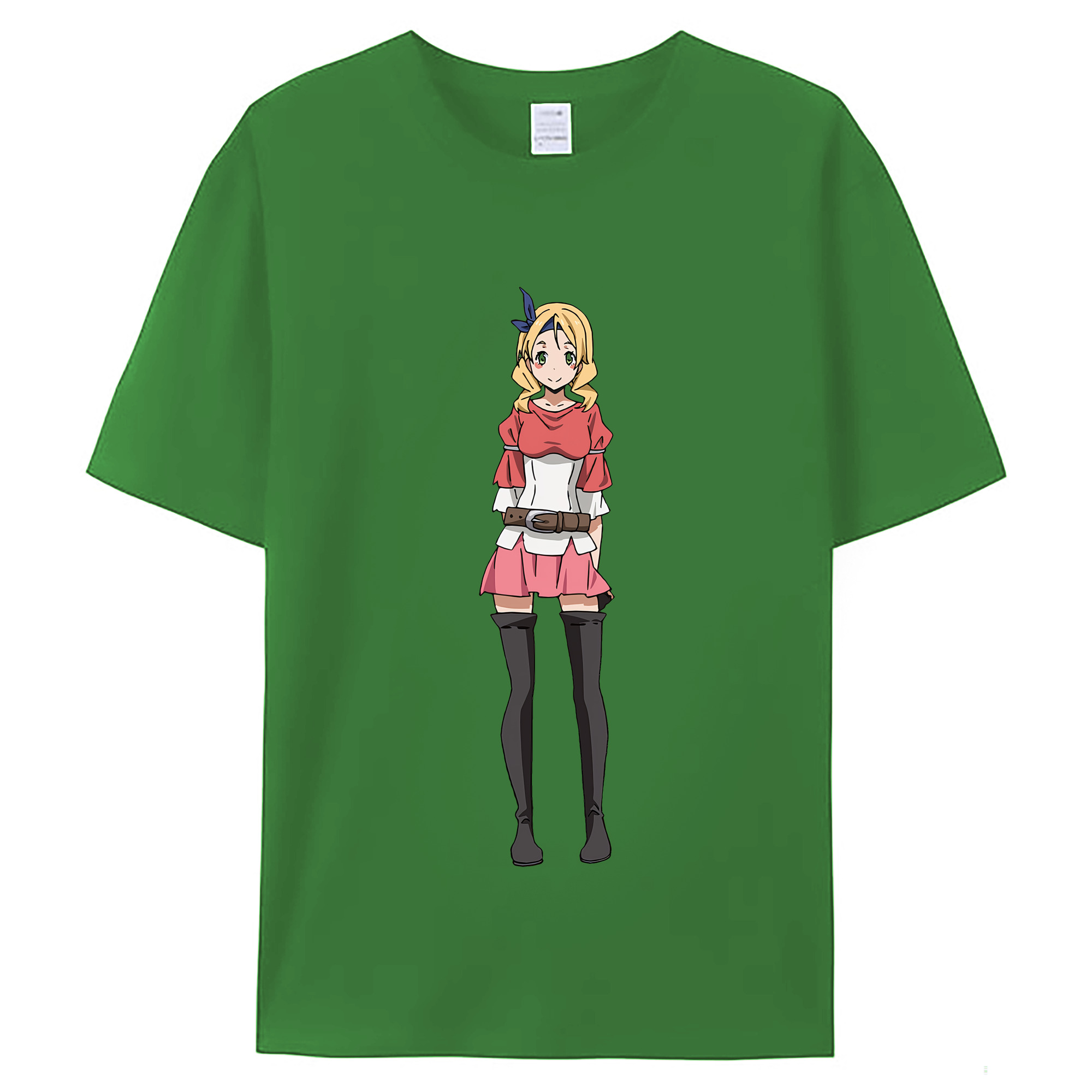 （画像用） 転スラ Regarding Reincarnated to Slime レディースカジュアルプリントTシャツ（綿100％）